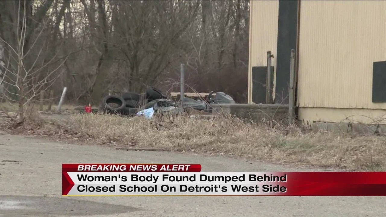 Woman's body found dumped behind closed school on Detroit's...